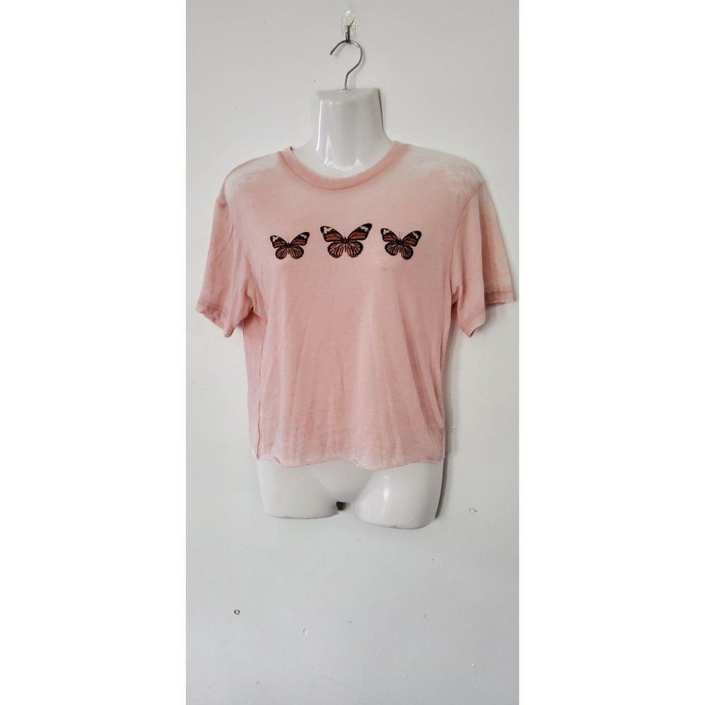 Rebellious One Short Sleeve Butterfly T-Shirt XS P